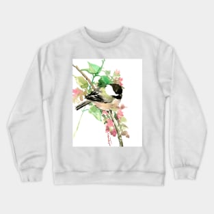 Chickadee Bird Crewneck Sweatshirt